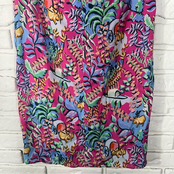 J. Mclaughlin Blakely Tropical Floral Pencil Skirt Size 6 - Picture 8 of 12